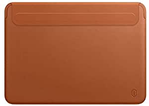 WIWU Skin Pro II PU Leather Sleeve For Macbook Pro 14.2" - Brown