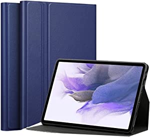 Full Cover Case Compatible with Lenovo Tab M10 Plus 10.3 Inch TB-X606F/TB-X606X Flip Cover Leather Stand Case Soft TPU Back For Lenovo Tab M10 FHD Plus Case 2020 (Blue)