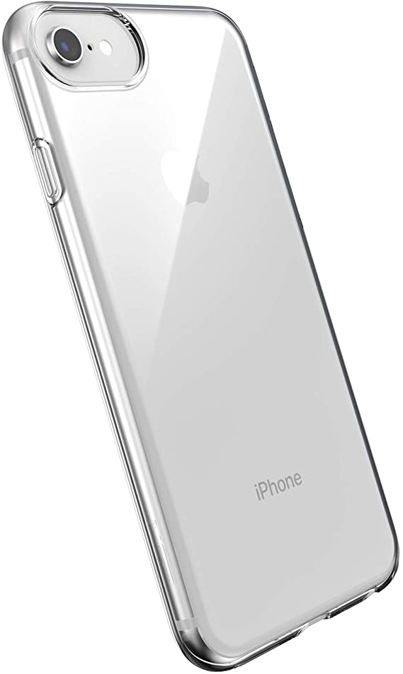 Speck Slim Clear iPhone SE 2020 Case/iPhone 8/iPhone 7/iPhone 6S Case, Single Layer, Clear