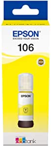 Epson EcoTank 106 Yellow Genuine Ink Bottle, Standard