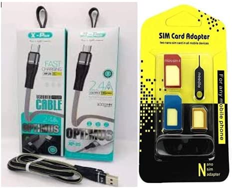 USB-C to USB A Cable 2.4A Fast Charging XP25 [2-Pack 6 ft+Supplementary save a slice ], QualityValley USB Type C Charger Braided Cord Compatible with Samsung Galaxy S10 S9 S8 S20- BLACK