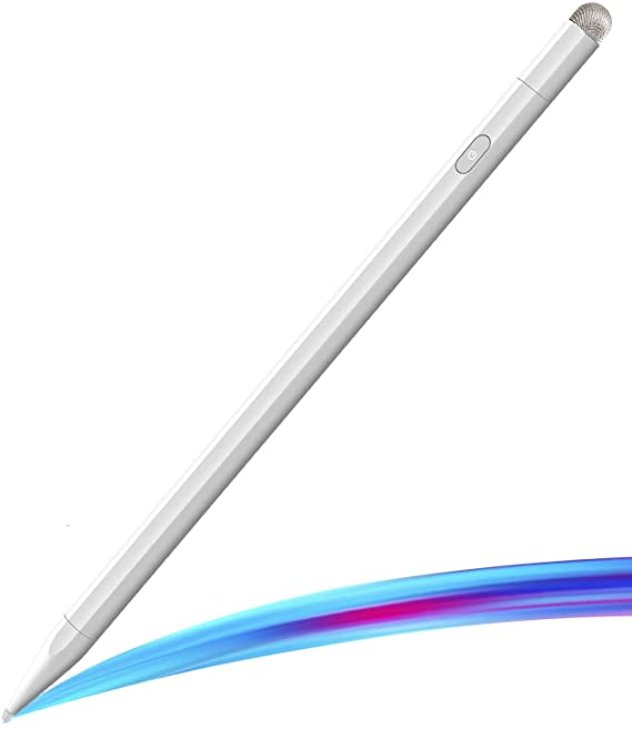Stylus Pen for iPad with Palm Rejection,Magnetic iPad Pencil for (2018-2020) Apple iPad Pro (11/12.9 in), iPad 6/7th Gen, iPad Mini 5th Gen, iPad Air 3rd Gen, Rechargeable Stylus, Universal Cap