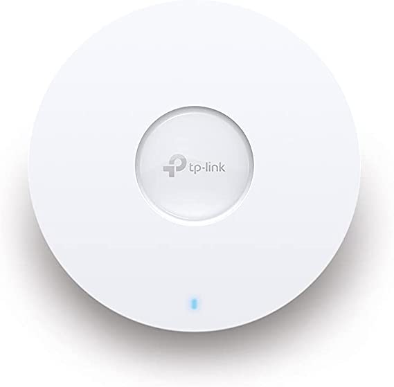 TP-Link AX1800 Wi-Fi 6 Dual Band Gigabit Ceiling Mount Access Point, Omada Mesh, Power over Ethernet (802.3at) or DC, Easily Mount to Wall or Ceiling, Free EAP Controller Software, Easy use (EAP610)