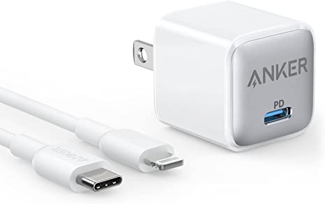 Anker USB-C Charger 20W with 3ft USB-C to Lightning Cable, 511 Charger (Nano Pro), PD Durable Compact Fast Charger, Anker Nano Pro for iPhone 13/13 Mini/13 Pro/13 Pro Max/12, Galaxy, iPad/iPad Mini