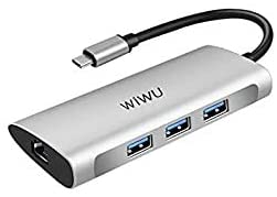 Wiwu Alpha 6 in 1 USB-C HUB - Grey