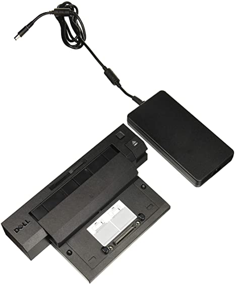 Dell E-Port Plus Advanced Port Replicator PR02X with USB 3.0 and 240W Adapter