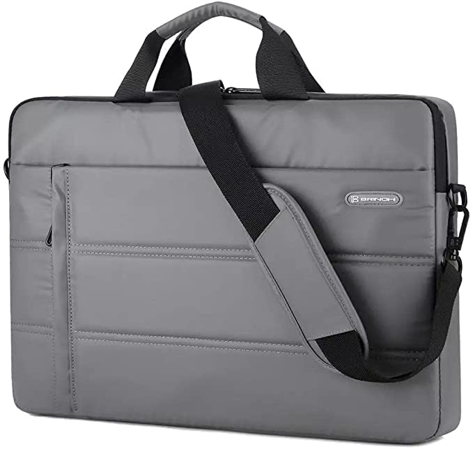 HT066 Laptop Shoulder Bag Multi-Function Waterproof - Gray