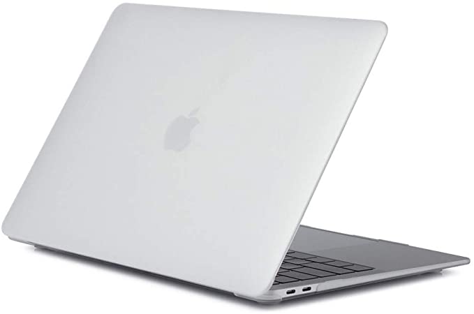 O Ozone Frost Matte Rubberized Hard Case for Macbook Air M1 13 Inch Case MacBook Air Retina Cover ( M1 2020 / Macbook Air 2020 / 2019 / 2018 ) Compatible with A1932, A2179, A2337 White