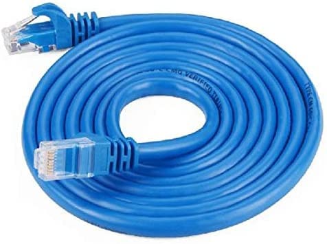 Cat 6 network cable UTP, length of 8m blue color