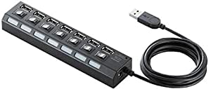 7-port Usb 2.0 Hi-speed Hub (black) yuturoaa61151