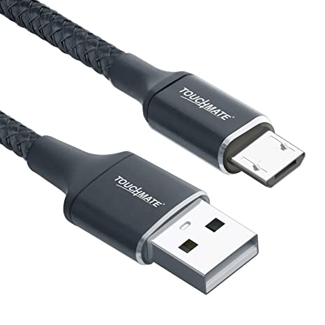 TOUCHMATE Micro-USB 3A Fast Charging Cable & Sync with LED Light Indicator (TM-USB10M)