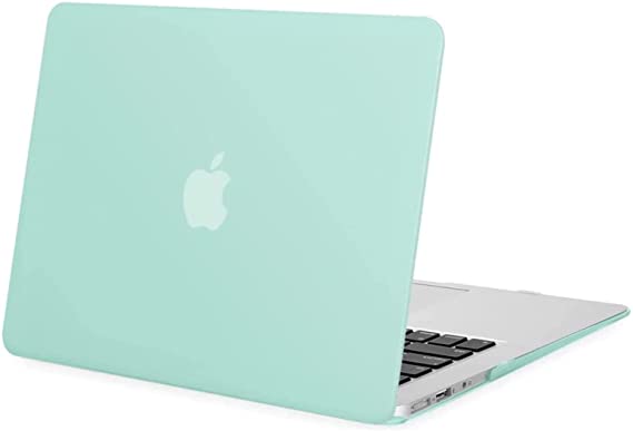 MOSISO Compatible with MacBook Air 13 inch Case (Models: A1466 & A1369, Older Version 2010-2017 Release), Protective Plastic Hard Shell Case Cover, Mint Green