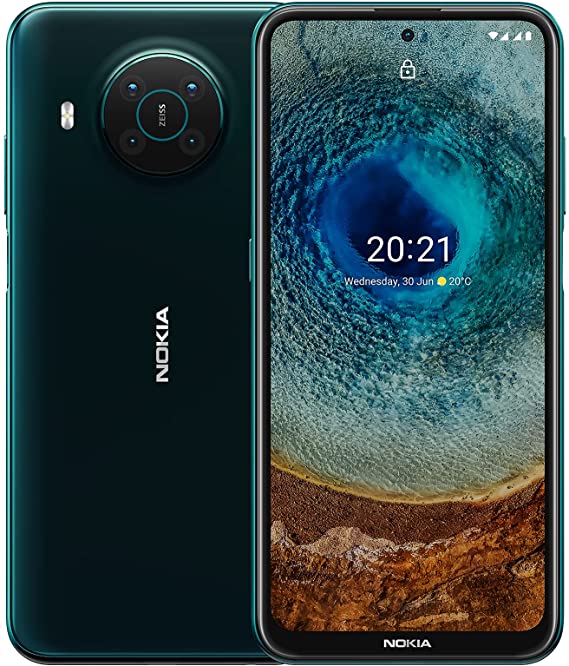 Nokia X10 Dual Sim - 6.67 inch, 128 GB, 6 GB RAM, 5G - Forest Green (Forest Green)