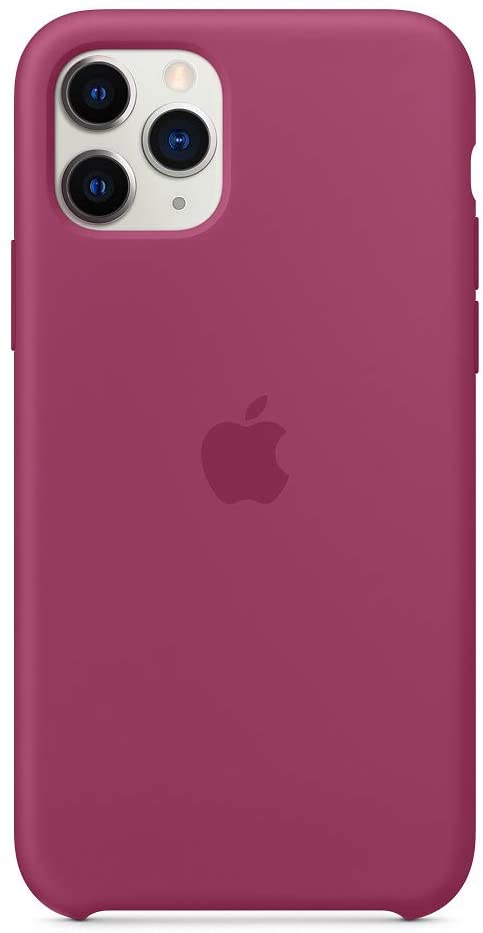 Xicmou Silicone Case Compatible with iPhone 11 Pro Max Silicone Case Rubber Shockproof Cover for iPhone 11 Pro Max (Pomege)
