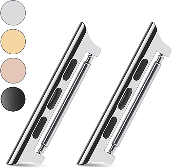 VICTHY Metal Watch Band Adapter/Clasp/ Connector for All Apple Watch Models. No Screws or Screwdriver Needed and Super Easy to Install