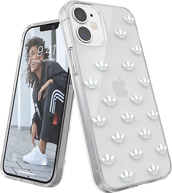 adidas Phone Case Designed for iPhone 12 Mini Case, 5.4 Inches, Drop d Cases, Shockproof Raised Edges, Originals Snap Case Protective Cover, Colourful