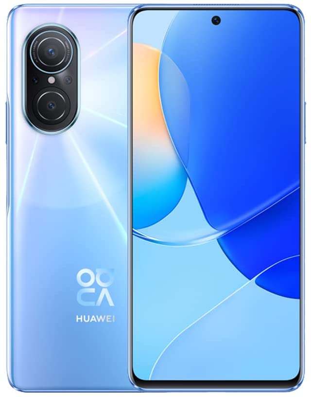 Huawei nova 9 SE Smartphone of 6.78" HUAWEI FullView Display,108 MP High-Res Photography, Creative Vlog Experience, 66 W HUAWEI SuperCharge, Crystal Blue - with Huawei Band 6