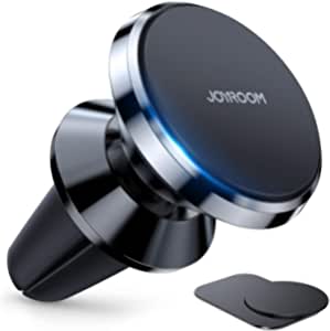 Magnetic Phone Holder for Car, [2022 Upgraded 6 Stronger N52 Magnets] Magnet Phone Mount for Car Vent Fit for iPhone 13 12 11 X XR, Samsung Galaxy etc. (Black)