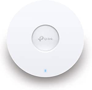 TP-Link AX1800 Wi-Fi 6 Dual Band Gigabit Ceiling Mount Access Point, Omada Mesh, Power over Ethernet (802.3at) or DC, Easily Mount to Wall or Ceiling, Free EAP Controller Software, Easy use (EAP610)