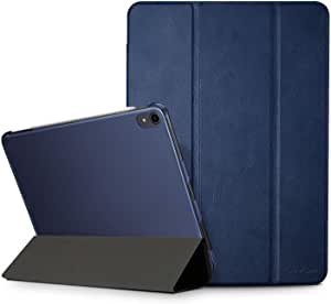 ProCase iPad Air 4 10.9” 2020 / iPad Pro 11 2018 1st Gen Case, [Support Apple Pencil Charging] Slim Lightweight Stand Case with Translucent Frosted Back Smart Cover for iPad 10.9 / Pro 11 2018 –Navy