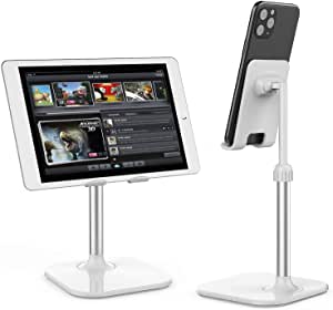 Cell Phone Stand,Doboli Phone Stand for Desk,Phone Holder Stand Compatible with iPhone and All Mobile Phones Tablet White