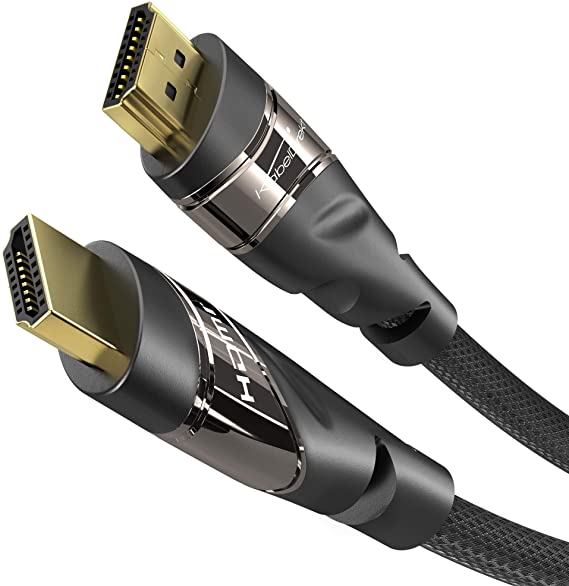 KabelDirekt – كابل ربط 4K HDMI – 1.5 م (HDMI 2.0a/b 2.0، و1.4a، و4K Ultra HD، و3D، والدقة العالية الكاملة، وHDR، وARC، والسرعة العالية مع الإيثرنت، PS4، واكس بوكس، والتلفاز عالي الدقة) – PRO Series