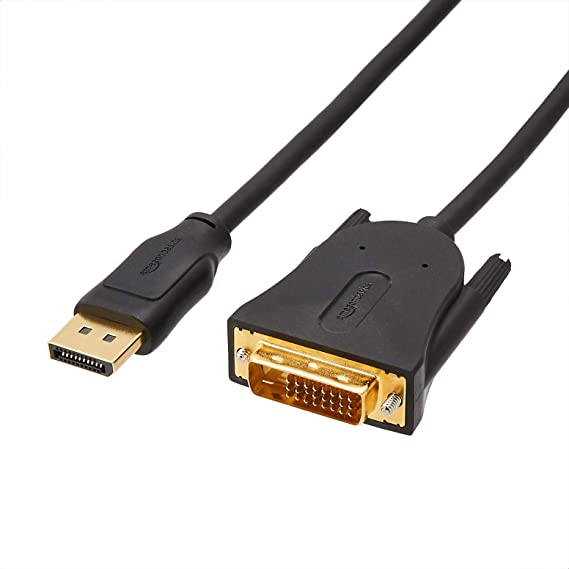 AmazonBasics DisplayPort to DVI Display Cable - 6 Feet