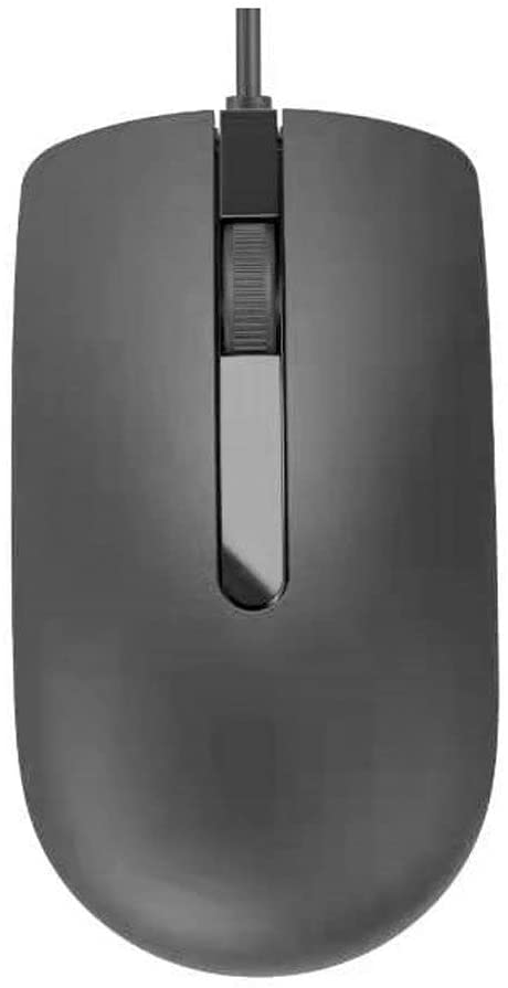 Etrain USB Wired Optical Mouse 1000 DPI, Black