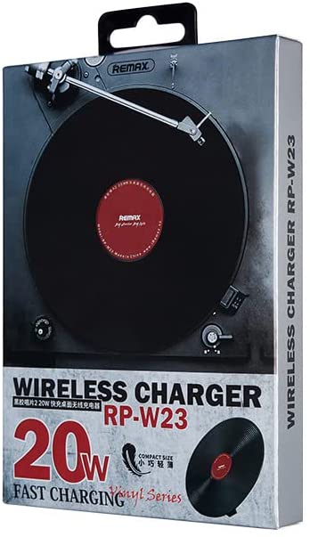 remax Wireless Charger Fast Charging 20w Rp-w23 remax black (black)