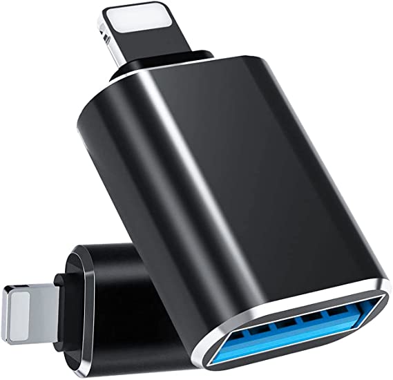 Mashaa Usb iPhone Adapter / OTG Adapter iPhone / iPad Usb Adapter / USB Female Adapter Data Sync Converter For All Devices have Light-ning Apple iPad 10.2 iPhone 13/12/11/X/XR/XS/8/7 Max Mini Pro Plus