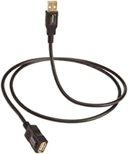 AmazonBasics USB 2.0 Extension Cable - A-Male to A-Female - 9.8 Feet (3 Meters)