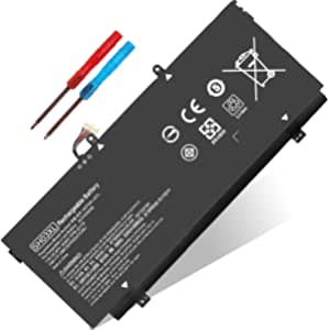 SH03XL SHO3XL Battery for HP Spectre X360 13-AC033DX 13-W013DX 13-W023DX 13-AC003NE 13-AC003NG 13-AC097NIA Notebook 859356-855 HSTNN-LB7L TPN-Q178 859026-421 901308-421 SH03057XL CN03XL, 57.9Wh