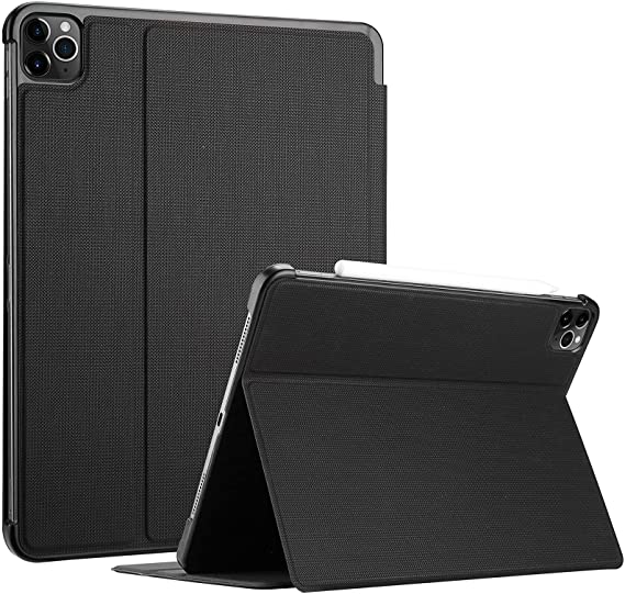 ProCase iPad Pro 11 Inch Case 2021 2020 2018, Slim Stand Protective Folio Case Smart Cover for iPad Pro 11" 3rd 2nd 1st Generation -Black