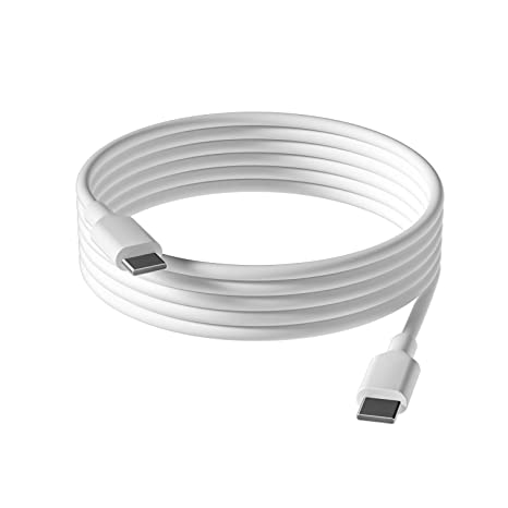 7.5Ft USB C to USB C Charging Cable, 1.8m Cord Replacement for MacBook Pro, MacBook 12 inch, New MacBook Air, Google Pixel 2/3/4 XL, Nexus 6P, 2020/2018 iPad Pro 12.9, 11,