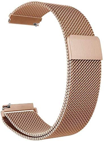 General Watch Band Metal Mesh Watch Band Magnetic Absorption Loop Watch Band 20mm 22mm