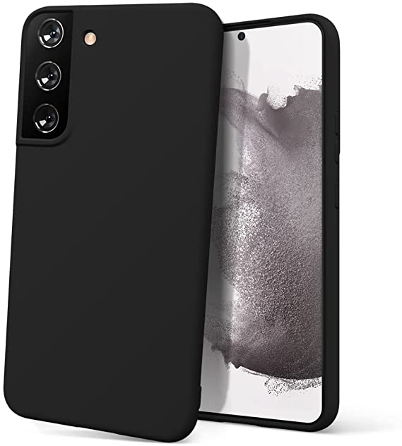 MOLANCANO Samsung Galaxy S22Plus Case, Soft TPU Phone Case, SF Coating, Wireless Charging, Shockproof Full-Body Protective Case Cover for Samsung Galaxy S22Plus (2022) (Black)