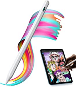 JOYROOM Stylus Pen for iPad with Palm Rejection, Power Display, iPad Pencil Compatible with (2018-2022) Apple iPad 6/7/8/9th Generation iPad Air 4th/3rd Gen iPad Pro 11/12.9 Inch iPad Mini 5/6th Gen