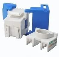 ProLink CAT6A UTP 10G keystone jack with shutter, Tool-less Connection Module