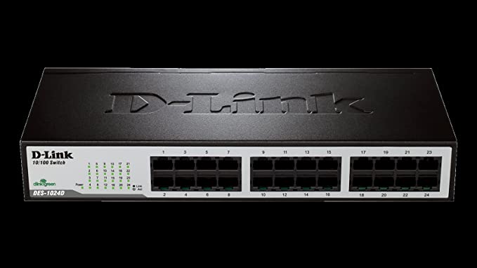 D-Link 24-port 10/100Base-T Metal Unmanaged Switch