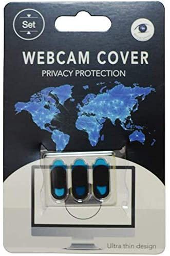 Rag & Sak® Laptop Camera Cover Slide (3 Pack) Webcam Cover Slider Stickers for Computer,MacBook Pro/Air,iPhone,Tablets,PC, iPad, iMac, Cell Phone, Echo Show, Privacy Blocker Sliding Shield, Anti-Spy