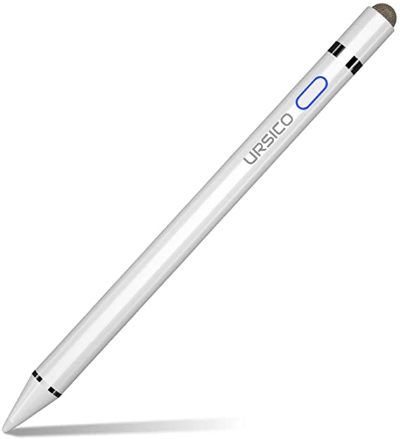 URSICO Stylus Pen for Apple Pencil 2018-2021 with Palm Rejection,2 in 1 Fine Tips, Pen for iPad Pen with iPad 8th/7th/6th, iPad Air 3rd/4th, iPad Pro 11''/ 12.9'', iPad Mini 5th