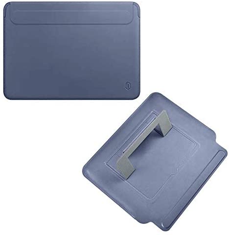 WIWU Alita Skin Pro Portable Slim Stand Sleeve For MacBook Pro 13.3" Air, Navy Blue