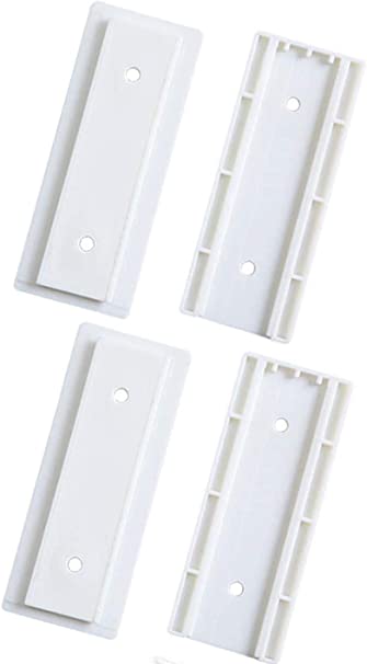 Self Adhesive Power Strip Fixator,ShowTop No Hole Plug-in Wall Socket Sticker Fixer Reusable Adapter Fixer,Desk Wall Mount,for WiFi Router,Remote Control,Paper Towel Box 2 Pack