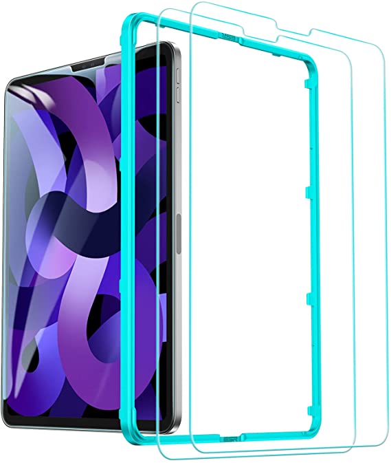 ESR Screen Protector for iPad Pro 11 (2021/2020/2018) & iPad Air 4 2020 10.9 inch [Scratch-Resistant Tempered Glass] [Includes Installation Frame], 2 Pack