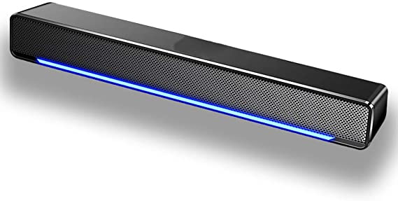 Soundbar, USB Powered Sound Bar Speakers for Computer Desktop Laptop PC