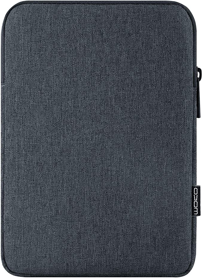 MoKo 12.9 Inch Laptop Sleeve Case Fits iPad Pro 12.9 2021/2020/2018, iPad Pro 12.9 2017/2015, Surface Laptop Go 12.4", Polyester Bag Fit with Apple Pencil and Smart Keyboard