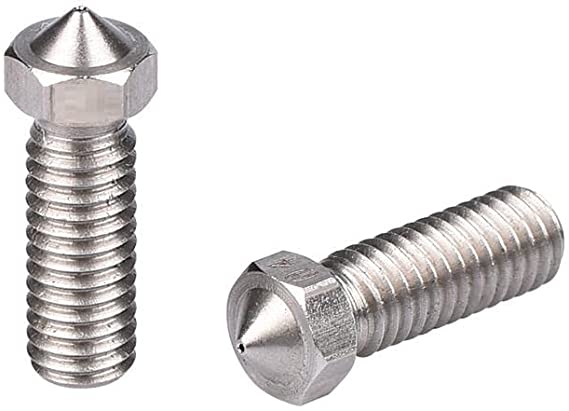 E3D V5 V6 Stainless Steel Volcano Nozzle M6 Thread Hotend Nozzles 0.4mm