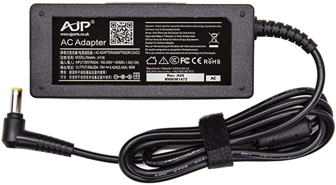 AJPARTS UK Replacement For ACER AP.06503.029 AP.06503.031 NSW24624 NOTEBOOK 19V 3.42A 65W ORIGINAL
