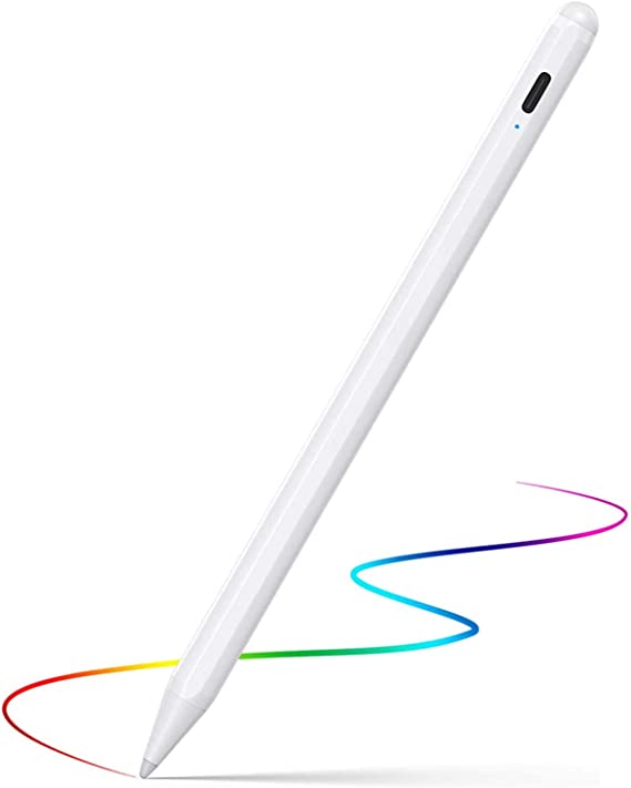 Stylus Pen for ipad with Palm Rejection and Magnetic Design, No Bluetooth Required, one-Key Boot, Compatible with (2018-2020) Apple iPad Pro (11/12.9 Inch),iPad 6th/7th Gen,iPad Mini 5th Gen-