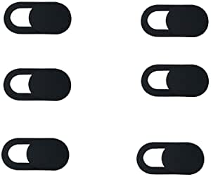 YUEMING 6 Pack Webcam Cover,Slide Webcam Camera Cover Sticker,Laptop Camera Cover for Laptop,Desktop,Macbook Pro,iMac,Computer,Smartphone